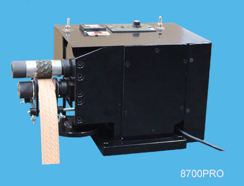 Leather belt hot embossing machine